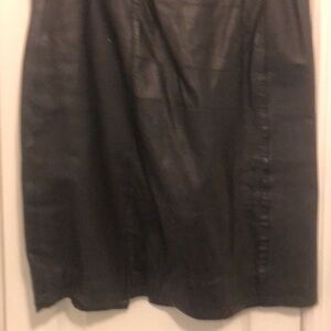 Leather skirt